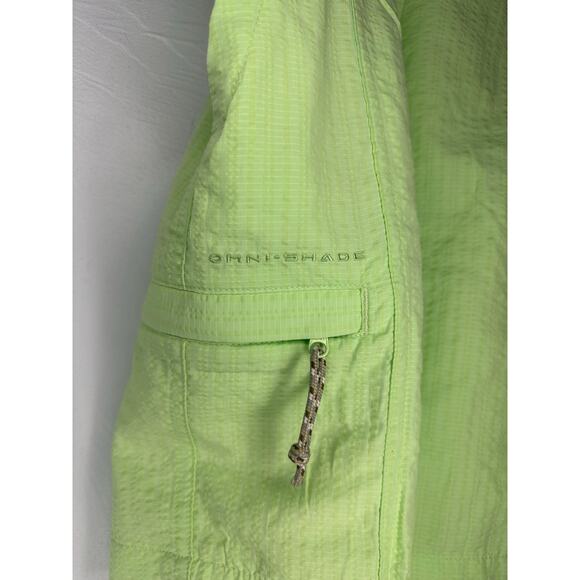 Columbia PFG Omnishade Skort Size Medium Eagle Eye Green Zip Outdoor Hiking NWT - Picture 3 of 9